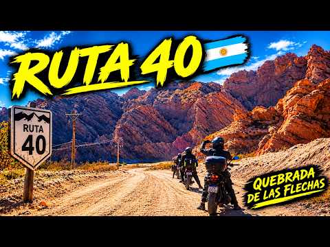 QUEBRADA DE LAS FLECHAS el lugar mas lindo de la RUTA 40 #motovlog #ruta40