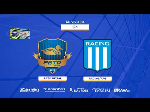 (AO VIVO) PATO FUTSAL X RACING/ARG - AMISTOSO INTERNACIONAL - 2026