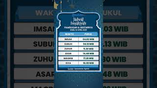 Jadwal Salat & Imsakiyah 12 April 2023 untuk Wilayah Kabupaten Pamekasan Madura dan Sekitarnya