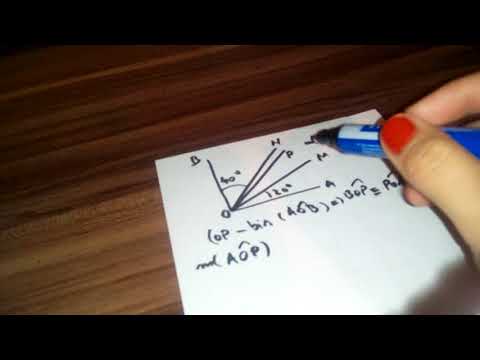 Bisectoarea unui unghi problema rezolvata