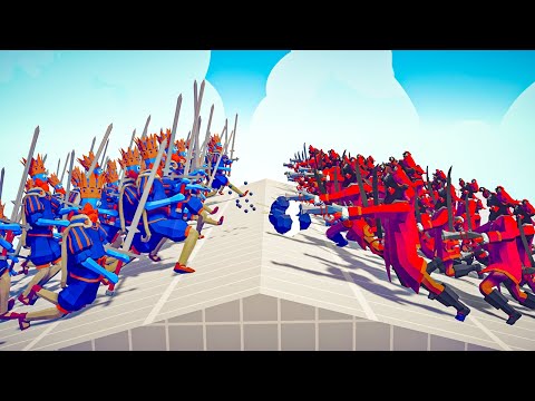 50x MEDIEVAL ARMY ⚔️ VS 🏴‍️ 50x PIRATE ARMY / Totally Accurate Battle Simulator ( TABS )