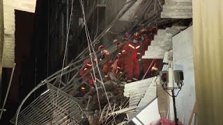 Tragödie in China - der Einsturz eines mehrstöckigen Gebäudes