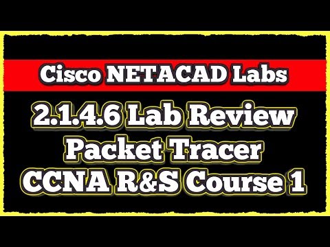 Cisco CCNA NETACAD Routing and Switching v6.0 - Lab 2.1.4.6 (Packet Tracer)