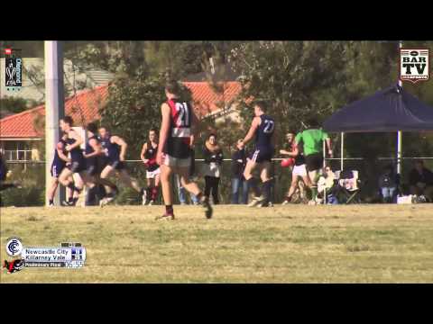 2014 BDAFL Preliminary Final Highlights - Killarney Vale Bombers v  Newcastle City