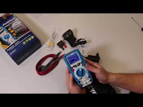 Multimetr Graficzny PeakTech 3440 IP67 z aplikacja