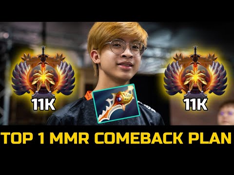 23SAVAGE TOP 1 MMR COMEBACK - HARD GAME VS 11KMMR SANTINO