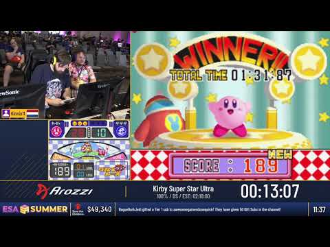 #ESASummer18 Speedruns - Kirby Super Star Ultra [100%] by Kinnin11