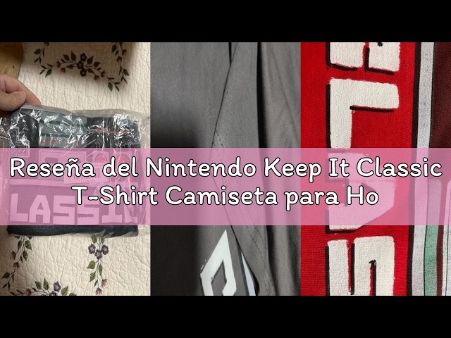 Vídeo relacionado con Nintendo Hey Ocarina T-Shirt Camiseta, Carbón Jaspeado, M para Hombre