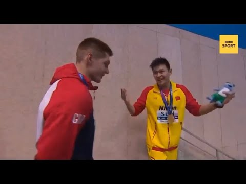 Sun Yang Booed , ‘You looser, I am win Yes!’ To Duncan Scott