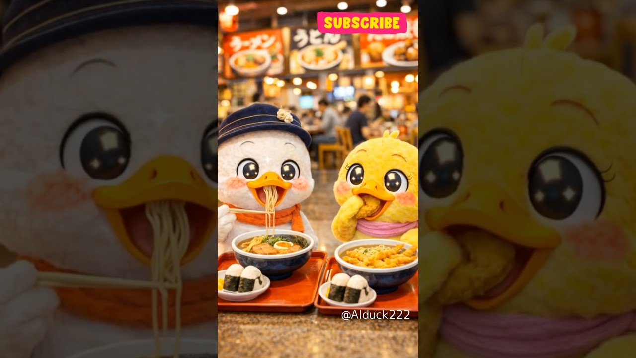 These indecisive ducks at the food court are everything #animation #ducks #relatable