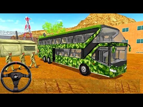 Army Bus Driver US Soldier Transport Duty 2021 #1 - Android Gameplay