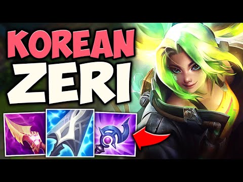 I TRIED THE KOREAN AP ZERI BUILD AND IT'S BUSTED!! - Pink Ward Zeri Top