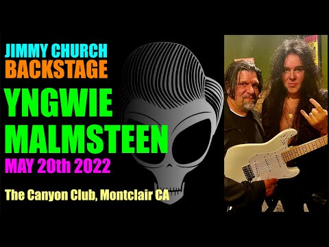Yngwie Malmsteen Backstage 5-20-2022 CA