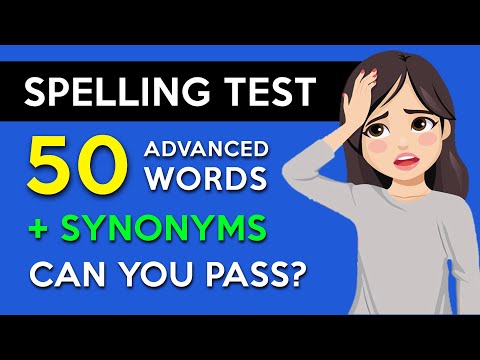 Can you PASS this Spelling Test? 97% CANNOT! | 50 Most MISSPELLED Words