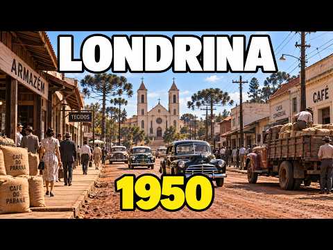 Assim Era Viver em Londrina em 1950 — Quando o CAFÉ Criava Fortunas no Paraná