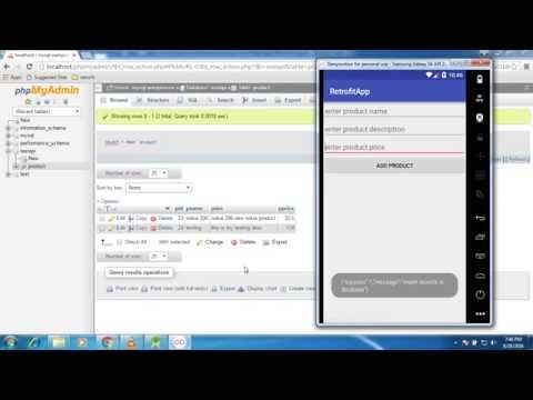 Insert Records From Android App To Mysql Database Demo