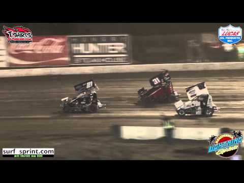 Highlights: California Lightning Sprints at Bakersfield Speedway - April 30, 2016