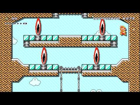 Climbing Mt. Spinner by NuggetThe9 🍄 Super Mario Maker 2 ✹Switch✹ #bia