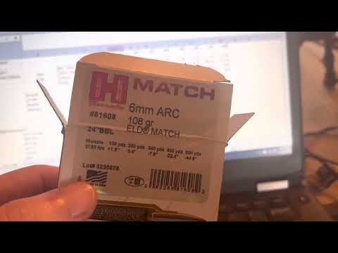 6mm ARC Project: Introduction to the  Cartridge, Rifle and Initial Results