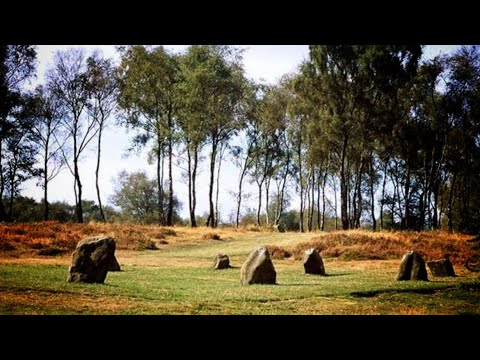 Stanton moor and the nine ladies stone circle Derbyshire