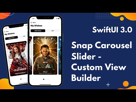 SwiftUI 3.0 Snap Carousel Slider - Carousel List - Xcode 13 - WWDC 2021