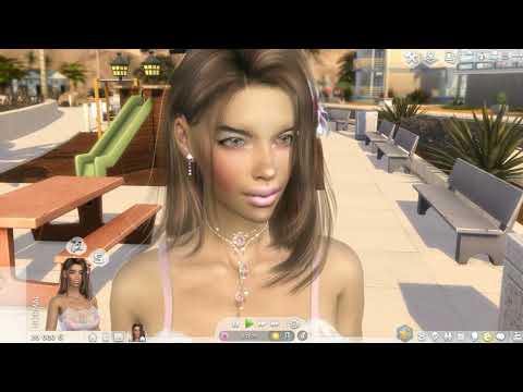 the sims 4 premium cc download girl Agostina Farhat by Bonita100 Game Video Preview