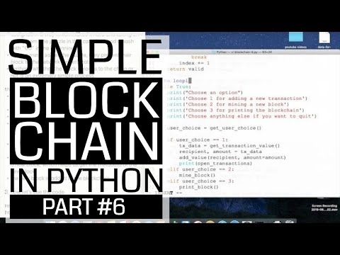 Creating Blockchain With Python 6 Mining