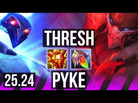 THRESH & Kai'Sa vs PYKE & Miss Fortune (SUP) | KR Master | 25.24