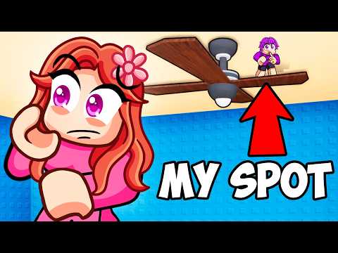 Hiding in IMPOSSIBLE SPOTS in Roblox SHRINK Hide & Seek...