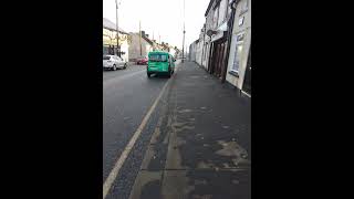 Photo of An Post Van parked on empty Barracks Street due to bio-weapon designed to cause car crashes