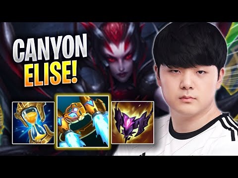 CANYON IS A MONSTER WITH ELISE! - DK Canyon Plays Elise JUNGLE vs Lee Sin! | Season 2023