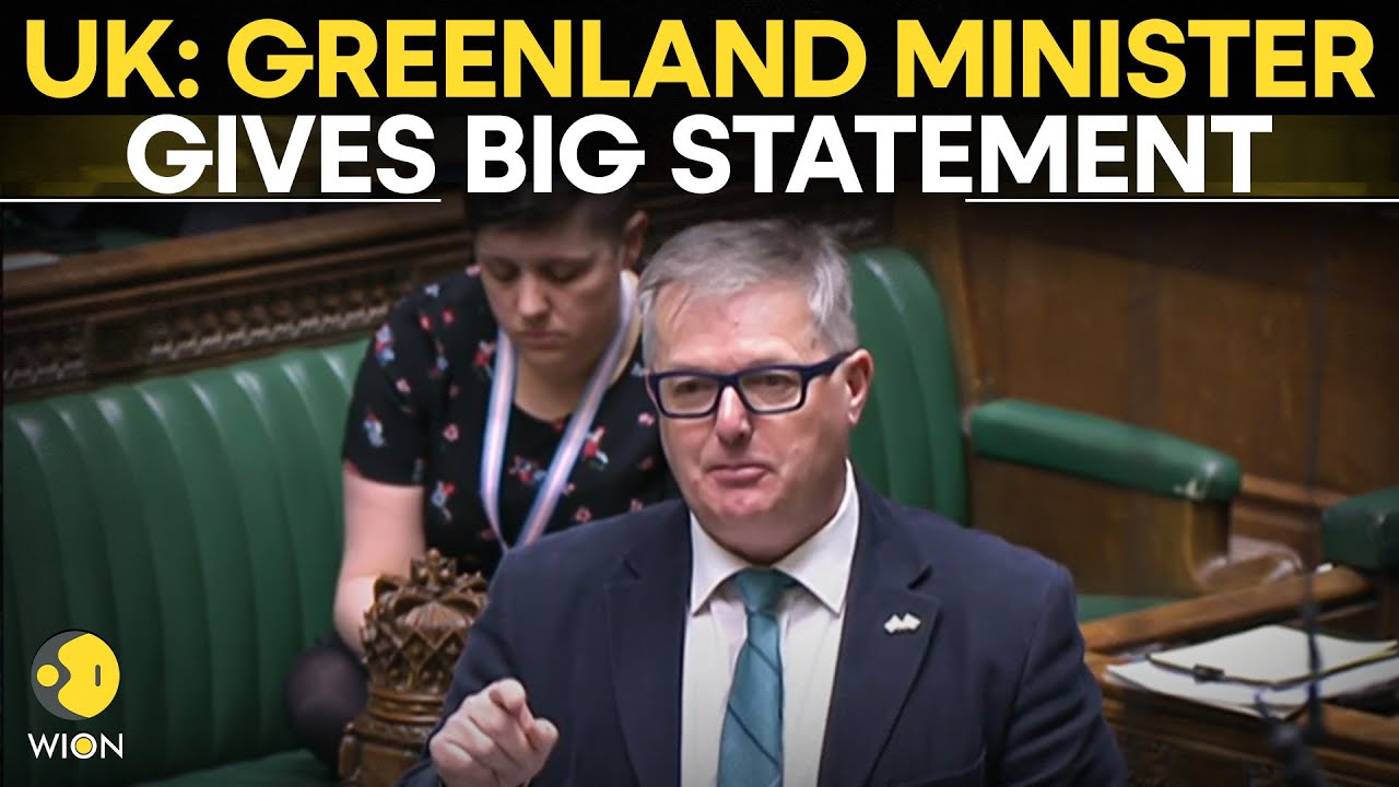 LIVE: British Greenland All-Party-Parliamentary Group Chair Holds News Conference | WION Live