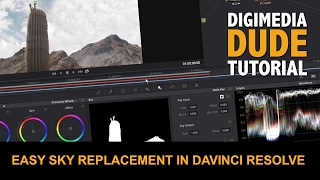 Easy Sky Replacement In DaVinci Resolve