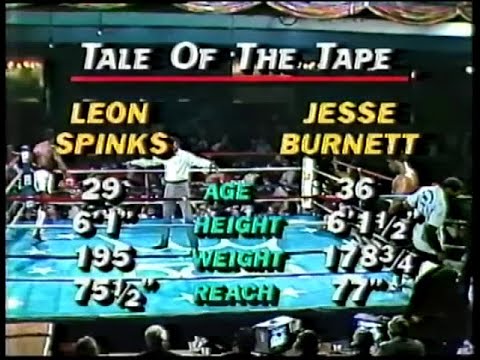 Leon Spinks vs Jesse Burnett