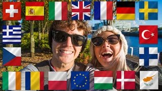 WE'VE FINALLY MADE IT TO EUROPE!