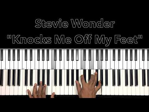 Stevie Wonder "Knocks Me Off My Feet" Piano Tutorial