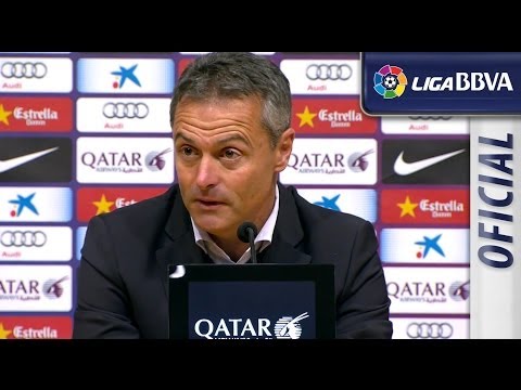 Rueda de Prensa de Escribá tras el FC Barcelona (4-0) Elche CF - HD