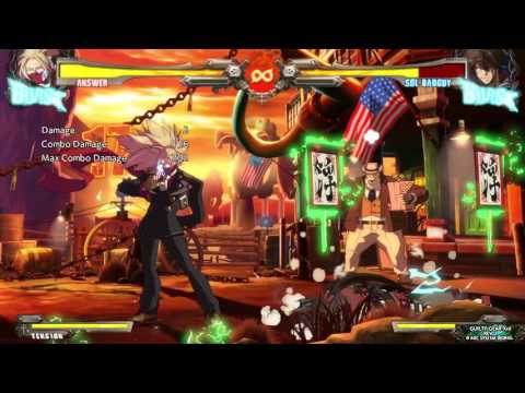 Guilty Gear Xrd REV 2 - Answer Combo - IAD Combo Examples