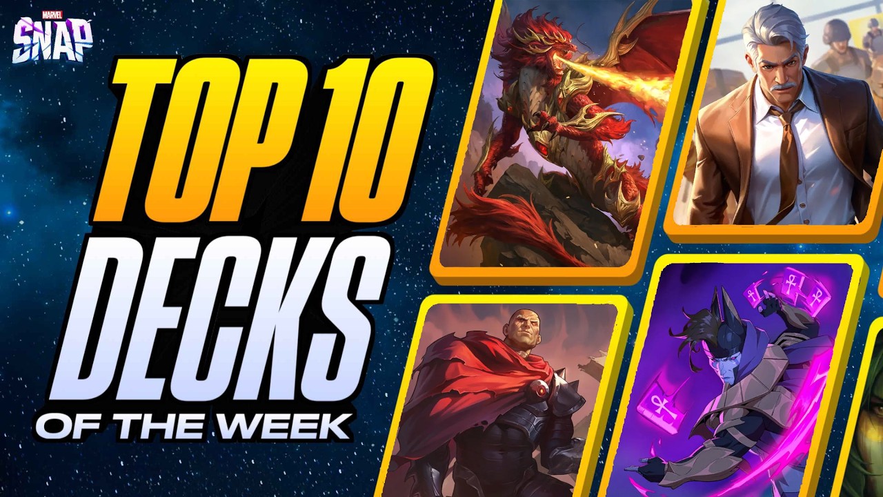 TOP 10 BEST DECKS IN MARVEL SNAP | Weekly Marvel Snap Meta Report #179
