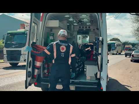 Mulher fica ferida após queda de patinete elétrico em Santa Helena