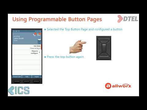 Allworx Verge Programmable Button Pages DTEL