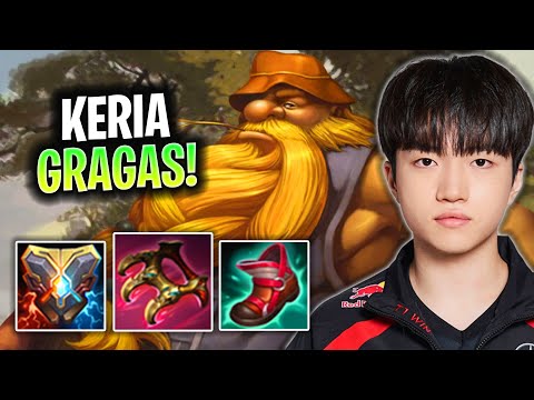 LEARN HOW TO PLAY GRAGAS SUPPORT LIKE A PRO! | T1 Keria Plays Gragas Support vs Maokai!  Season 2025