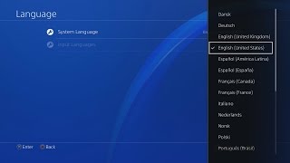 How to Change Language on PS4!