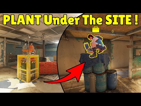 You Can Plant Under The Site On Theme Park & Ubisoft Finally Fixed It - Rainbow Six Siege