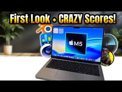 UNBOXING MacBook Pro M5 — Initial Review & CRAZY Benchmarks!