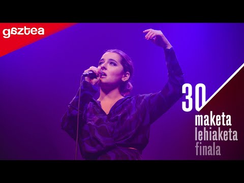 Sara Azurza - Ez Ohildu [ZUZENEAN] | 30 Gaztea Maketa Lehiaketa FINALA