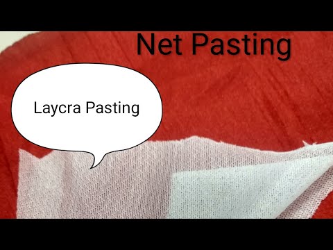 लाइक्रा pasting net pasting चुन्नी पेस्टिंग by SR LADIES darzi