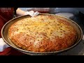 Italian double cheese pizza - korean street food