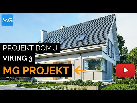 Projekt domu Viking 3 MG Projekt - 121.51 m2 - koszt budowy 144 tys. zł