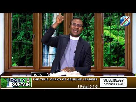 DAILY FOUNTAIN OF OCTOBER 3, 2019 - REV'D OBUM OKECHUKWU NNADI